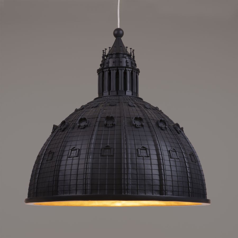 Resin Pendant Lamp Cupolone Quarantacinque by Seletti #Gray
