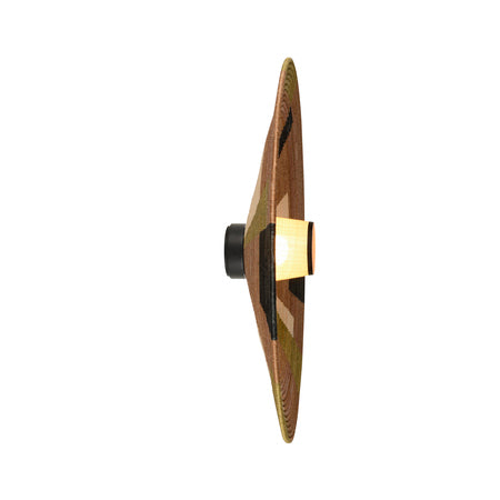 Parrot Led Abacá Wall Light by Forestier #XL / Marron