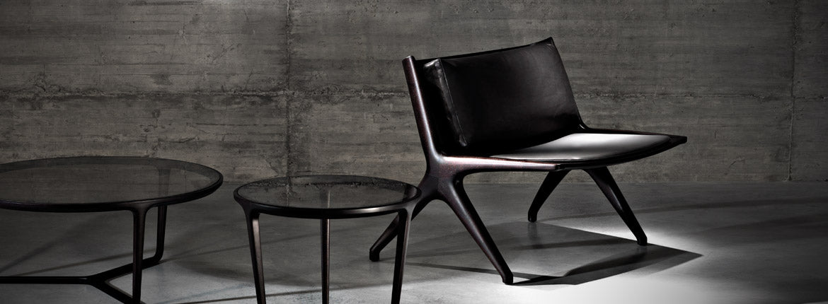 DC Occasional tavolino / low table - Walnut Top 91cm