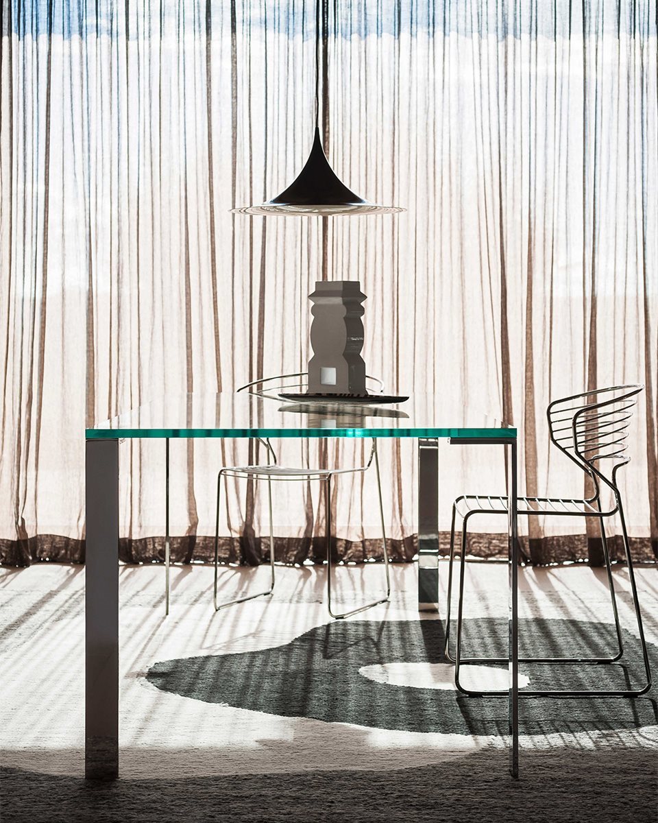 KOKI WIRE - Sled base steel chair