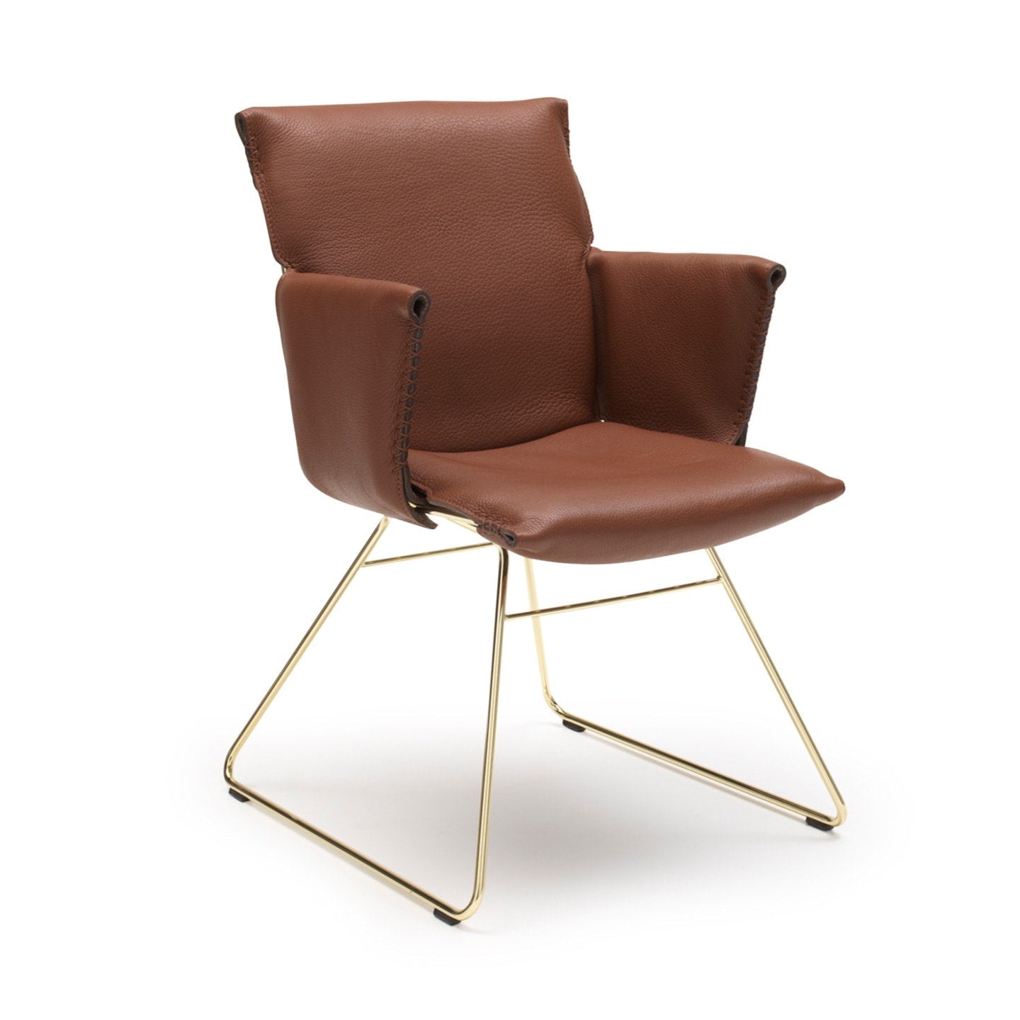 DS-515 Snug - Sled base leather armchair (Category - Leather | CLUB)