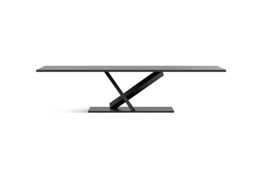 ELEMENT - Rectangular steel dining table