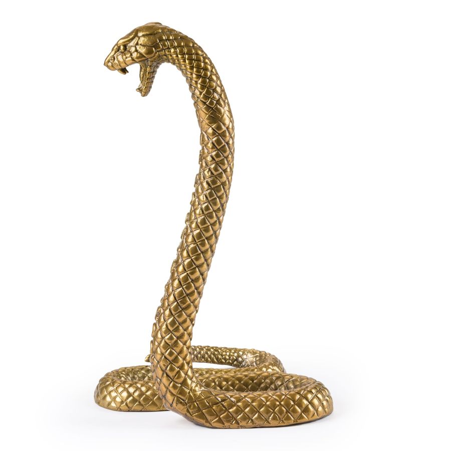 Aluminium Decorative Object Wunderkrammer Snake by Seletti