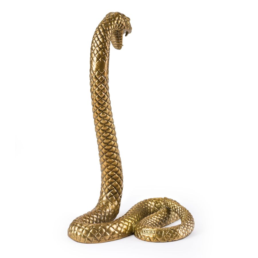 Aluminium Decorative Object Wunderkrammer Snake by Seletti