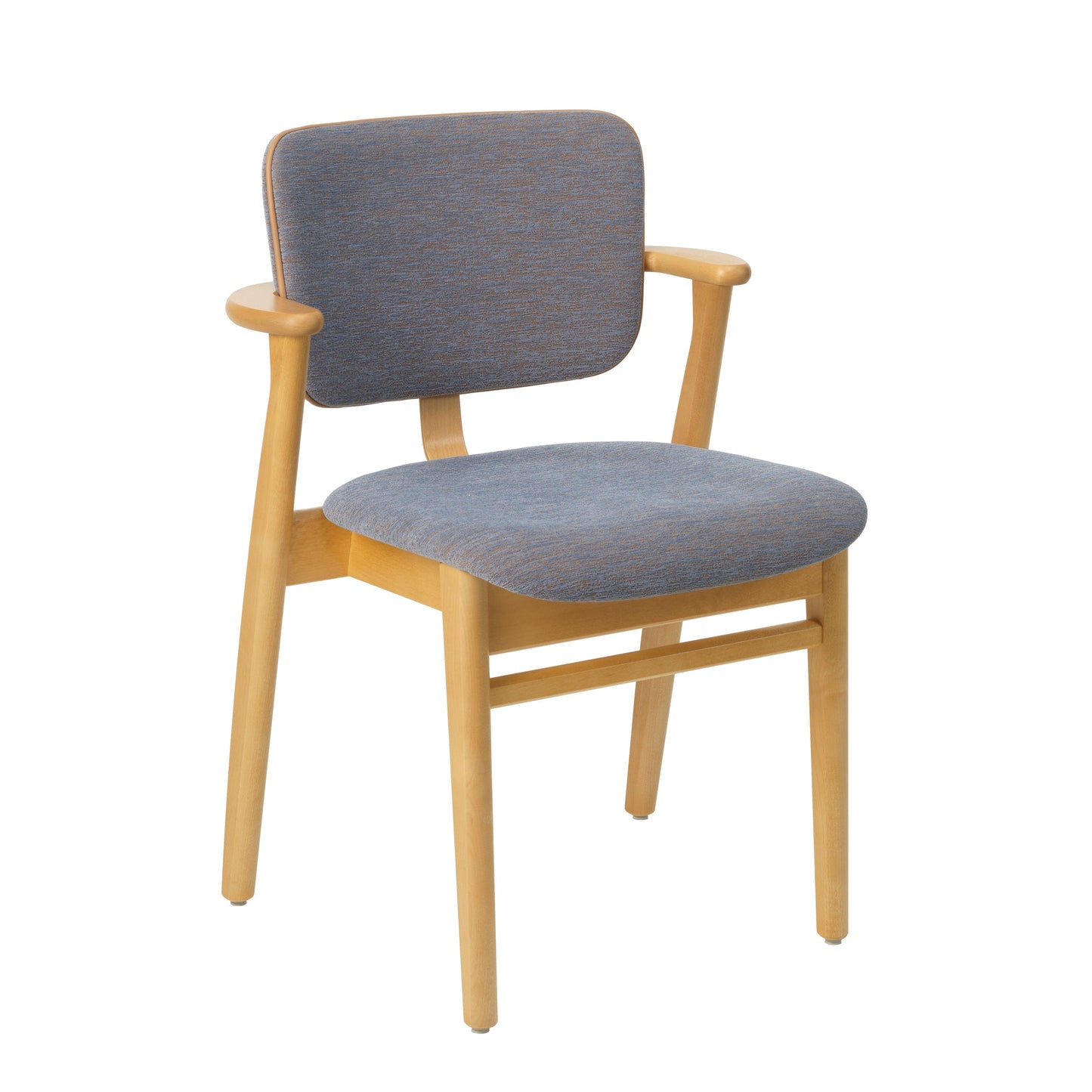 Artek Domus Chair, seat and back upholstered — honey stained/Wow RE 4441/p. Nougat