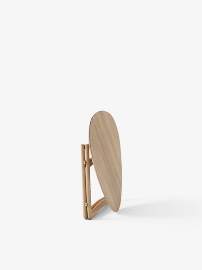 DROP LEAF HM5 - Folding wooden coffee table by &tradition