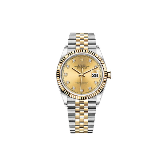 [빈티지/매장즉시발송] Rolex® Datejust 36 (36mm | 샴페인 다이얼 | 10포인트 다이아 인덱스 | 플루쥬빌)
