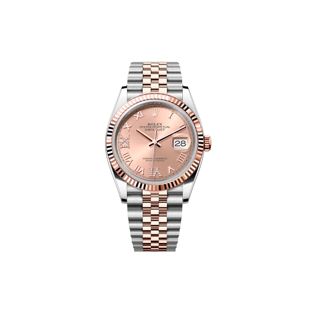 [빈티지/매장즉시발송] Rolex® Datejust 36 (36mm | 핑크 다이얼 | 69 다이아몬드 인덱스 | 로즈골드 | 플루쥬빌)