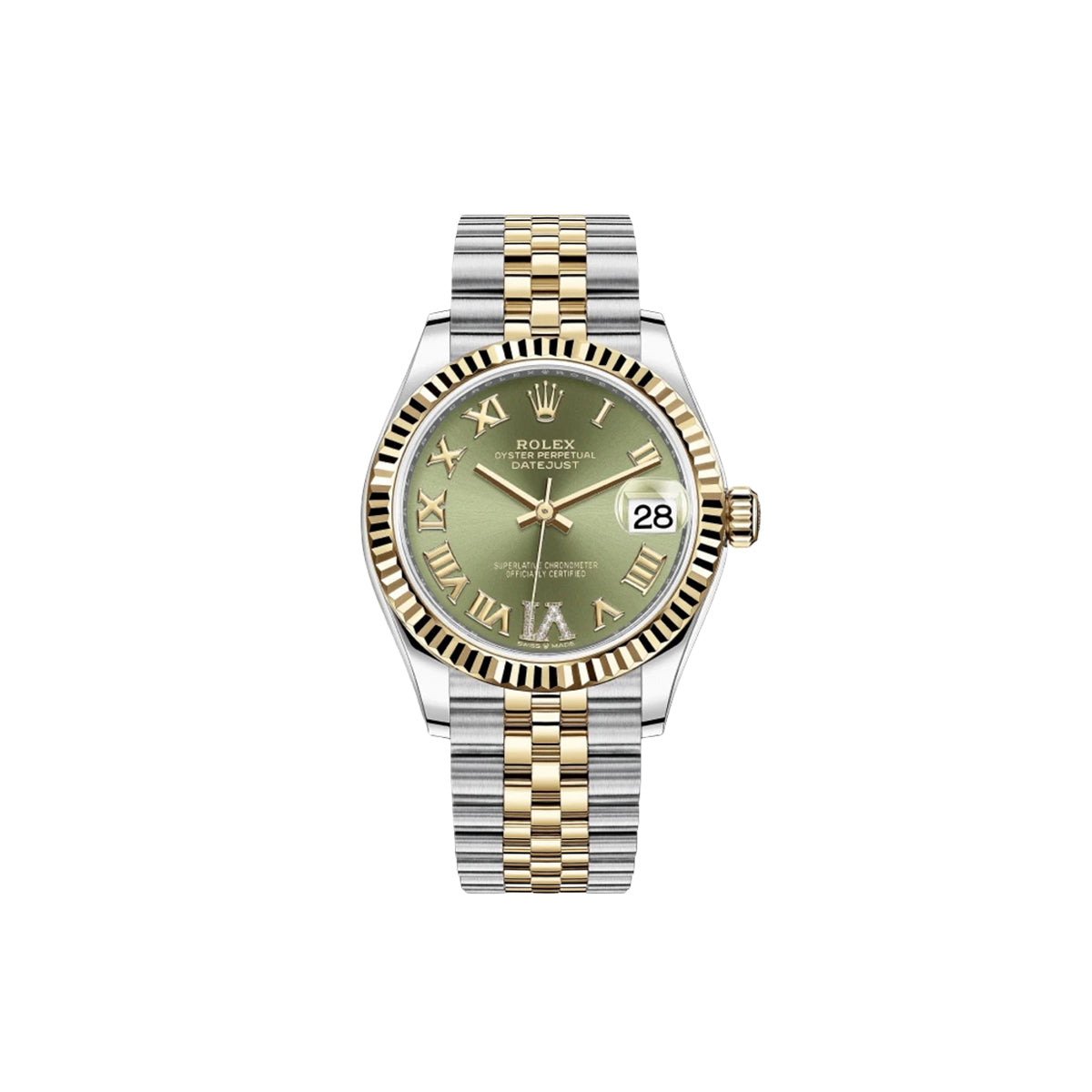 [빈티지/매장즉시발송] Rolex® Datejust 31 (31mm | 올리브그린 | 6시 다이아 | 플루쥬빌)