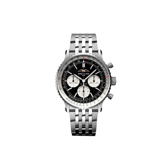 [빈티지/매장즉시발송] Breitling 네비타이머 크로노그래프 43 (스틸 | 블랙 다이얼 | 메탈 브레이슬릿)