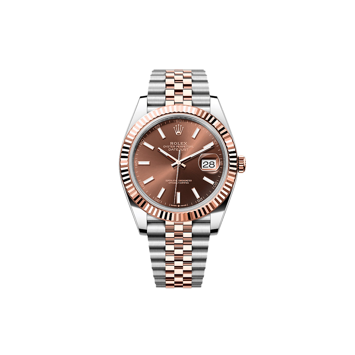 [빈티지/매장즉시발송] Rolex® Datejust 41 (41mm | 초코 바인덱스 | 로즈골드 | 플루쥬빌)