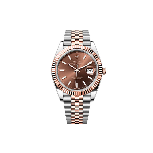 [빈티지/매장즉시발송] Rolex® Datejust 41 (41mm | 초코 바인덱스 | 로즈골드 | 플루쥬빌)