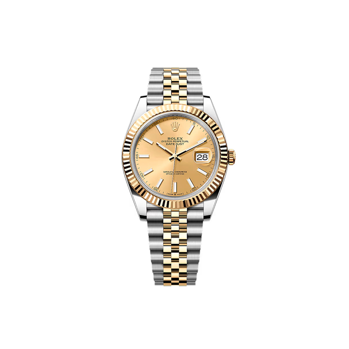 [빈티지/매장즉시발송] Rolex® Datejust 41 (41mm | 샴페인 다이얼 | 바 인덱스 | 옐로우골드 | 플루쥬빌)