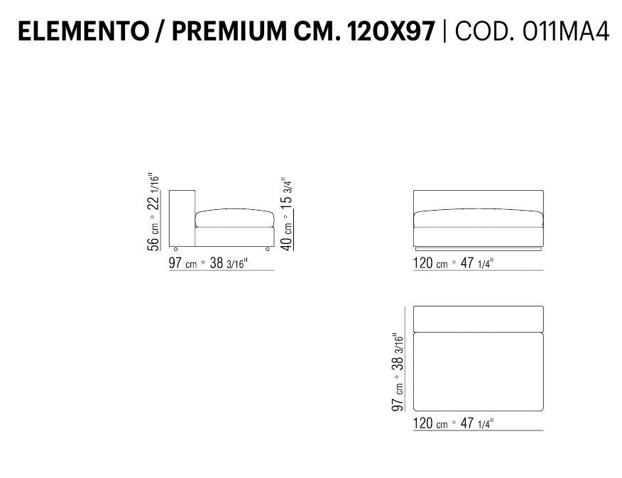 GROUNDPIECE Sectional Sofas