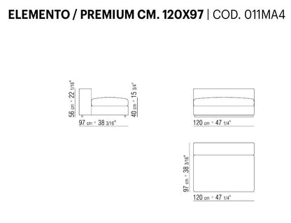 GROUNDPIECE Sectional Sofas - Composition1
