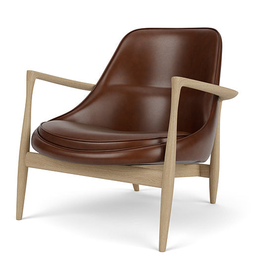 Elizabeth Lounge Chair by Audo Copenhagen #Natural Oak/Leather | Dakar | 0329