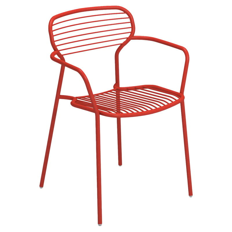 Apero armchair by Emu #scarlet red #