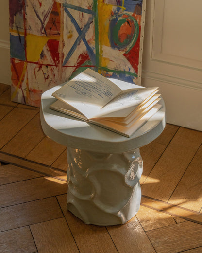 Mena side table 07, grey