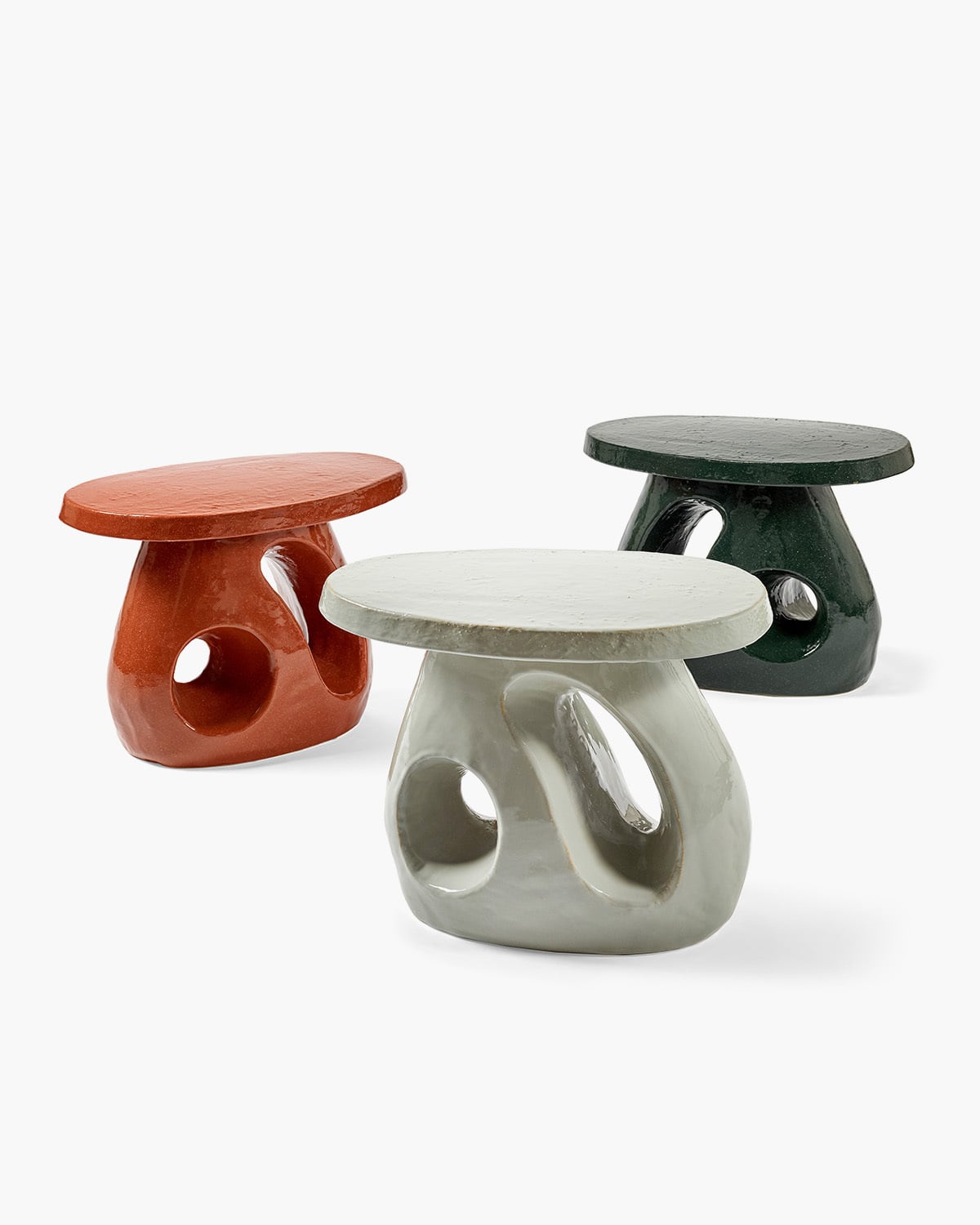 Amé side table 10, dark green
