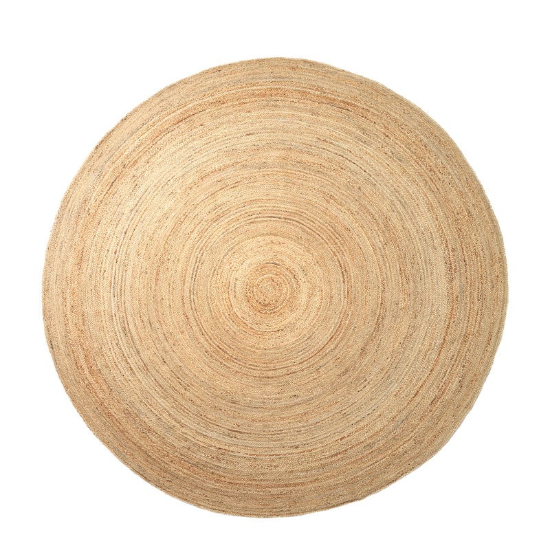 Eternal round jute rug by ferm LIVING #large, natural #
