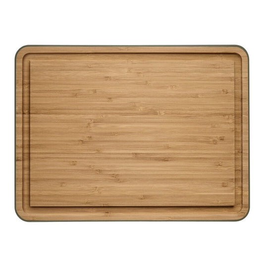 Green Tool cutting board with groove by Eva Solo #39 x 28 cm, bamboo #