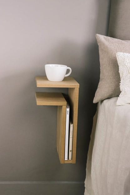 F-shelf, left, oak