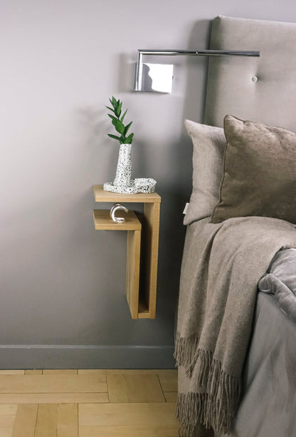 F-shelf, left, oak
