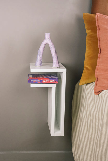 F-shelf, left, white