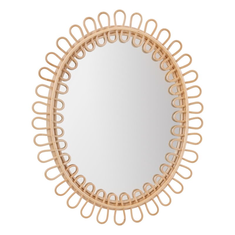 Luella mirror by Sika-Design #natural rattan #