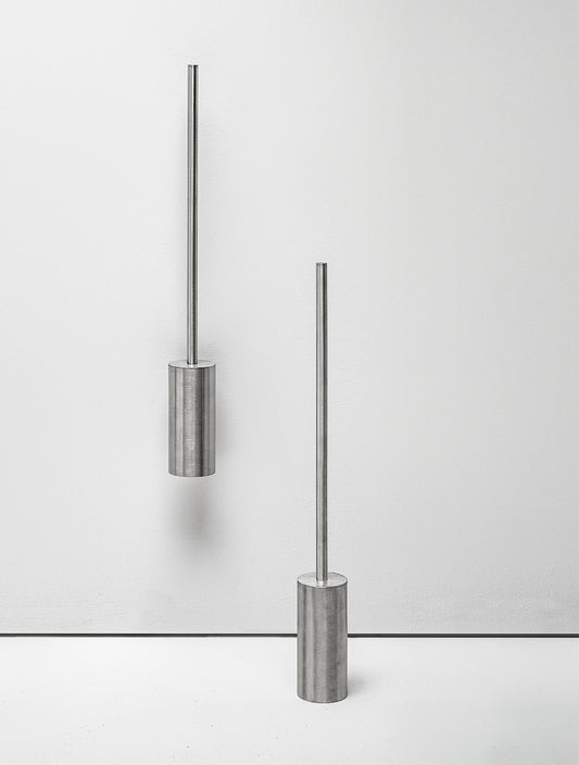 CILINDRO - Standing stainless steel towel rack by Falper
