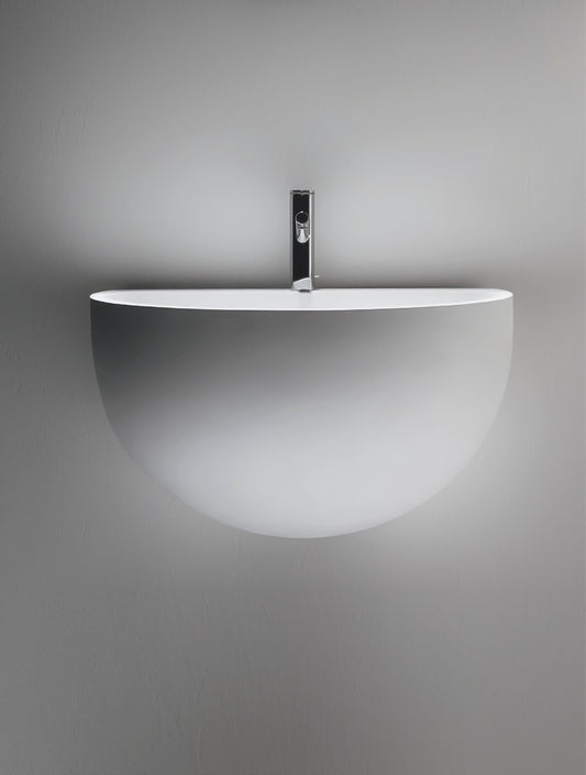 WAVE - Rectangular wall-mounted washbasin by Falper