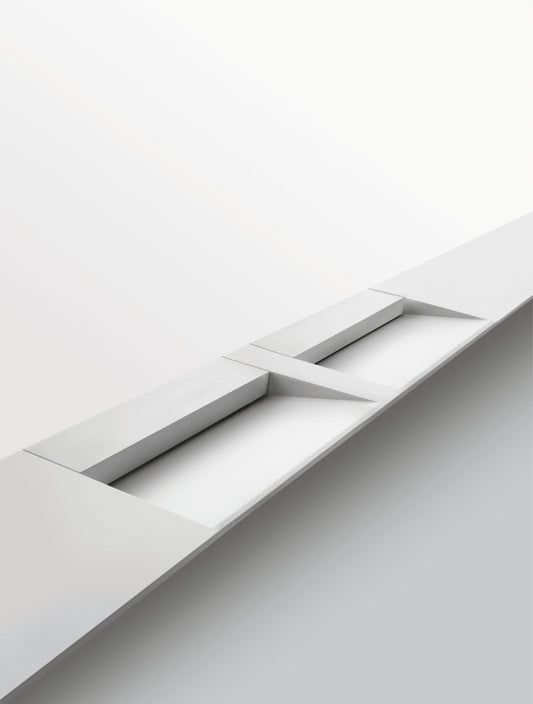 ARC - Washbasin with integrated countertop by Falper