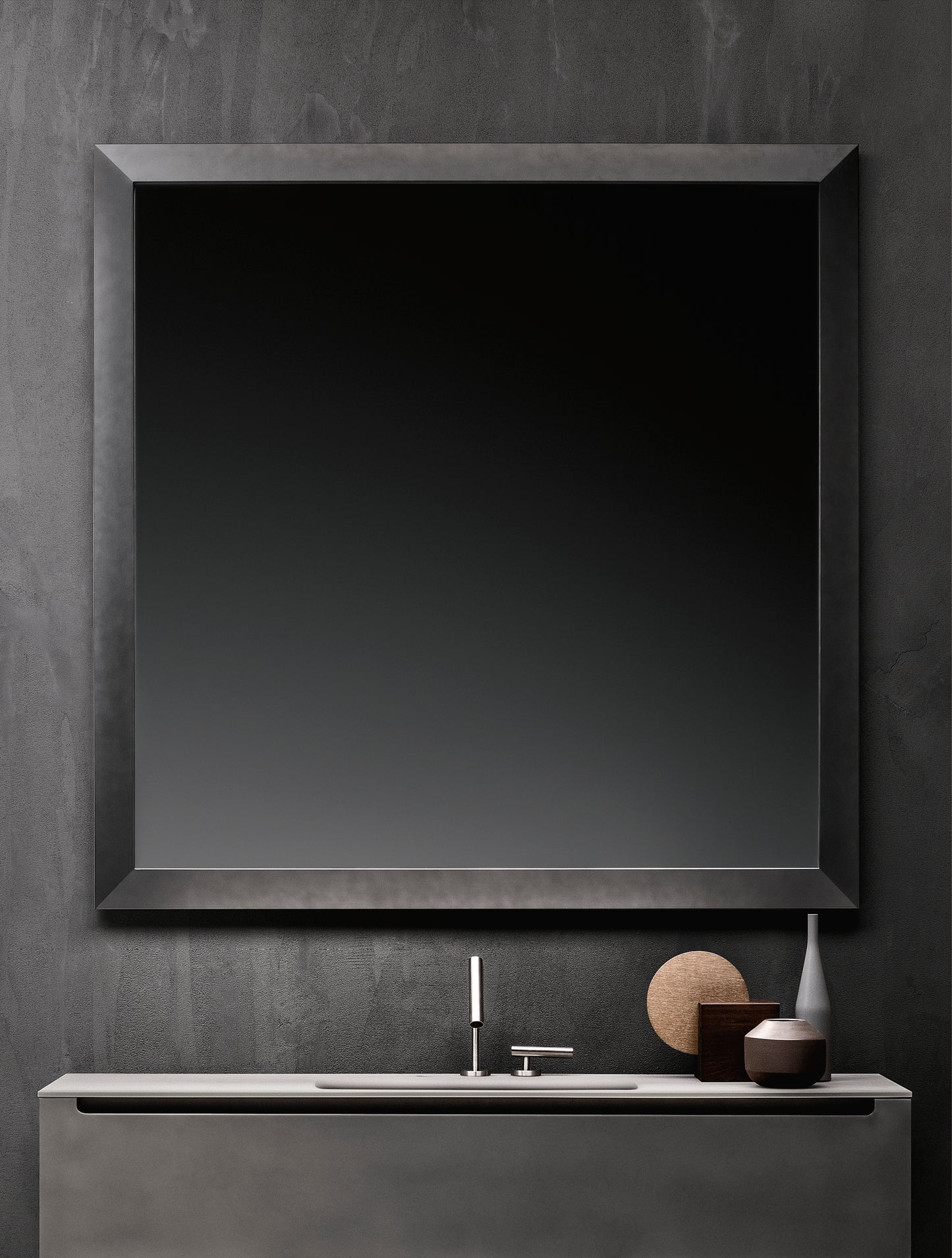MA - Freestanding Solid Wood Mirror by Falper