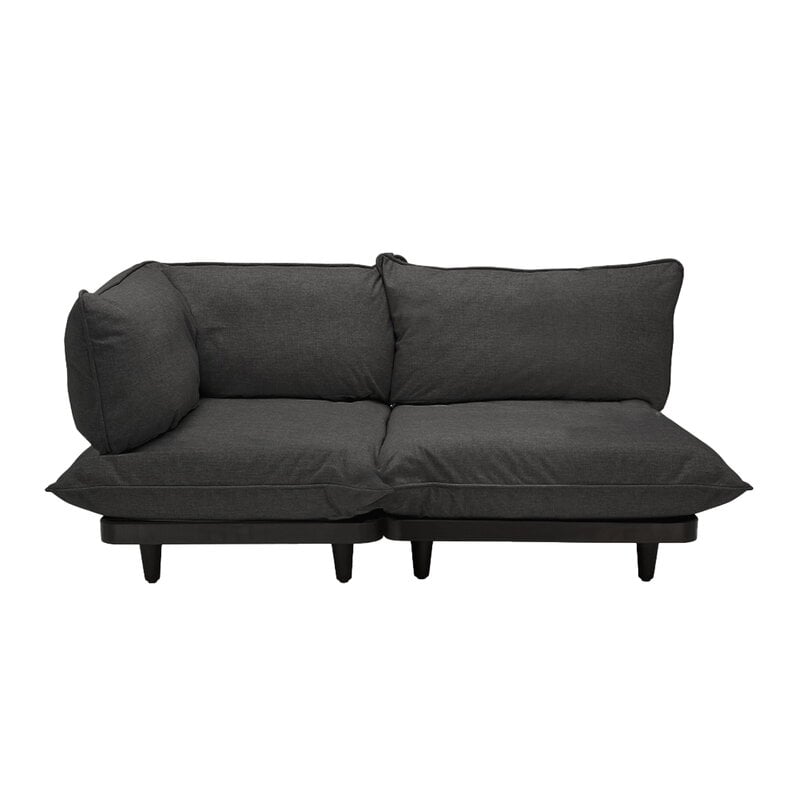 Paletti sofa by Fatboy #2 modules, left, thunder grey #