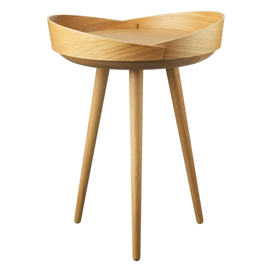 D106 Bakkedal side table, lacquered oak