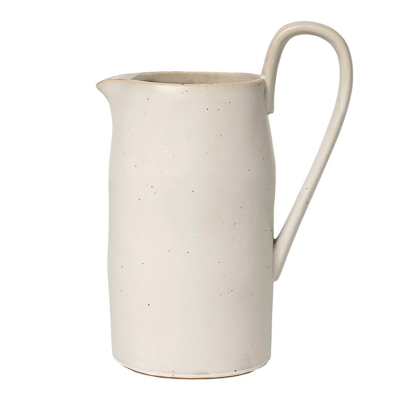 Flow jug by ferm LIVING #off - white speckle #