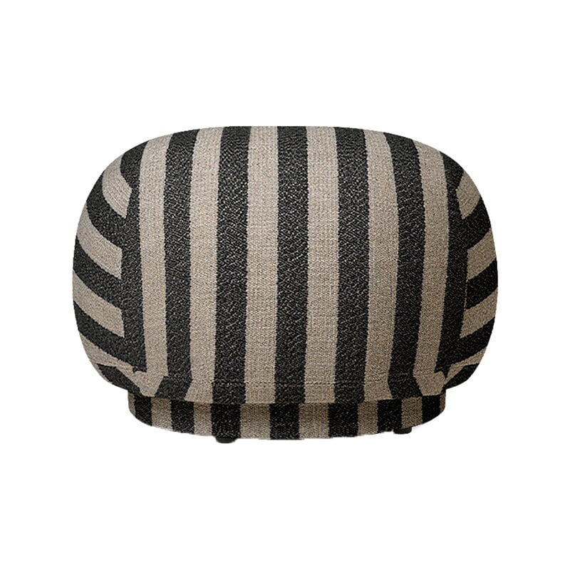 Rico pouf by ferm LIVING #sand - black Louisiana #