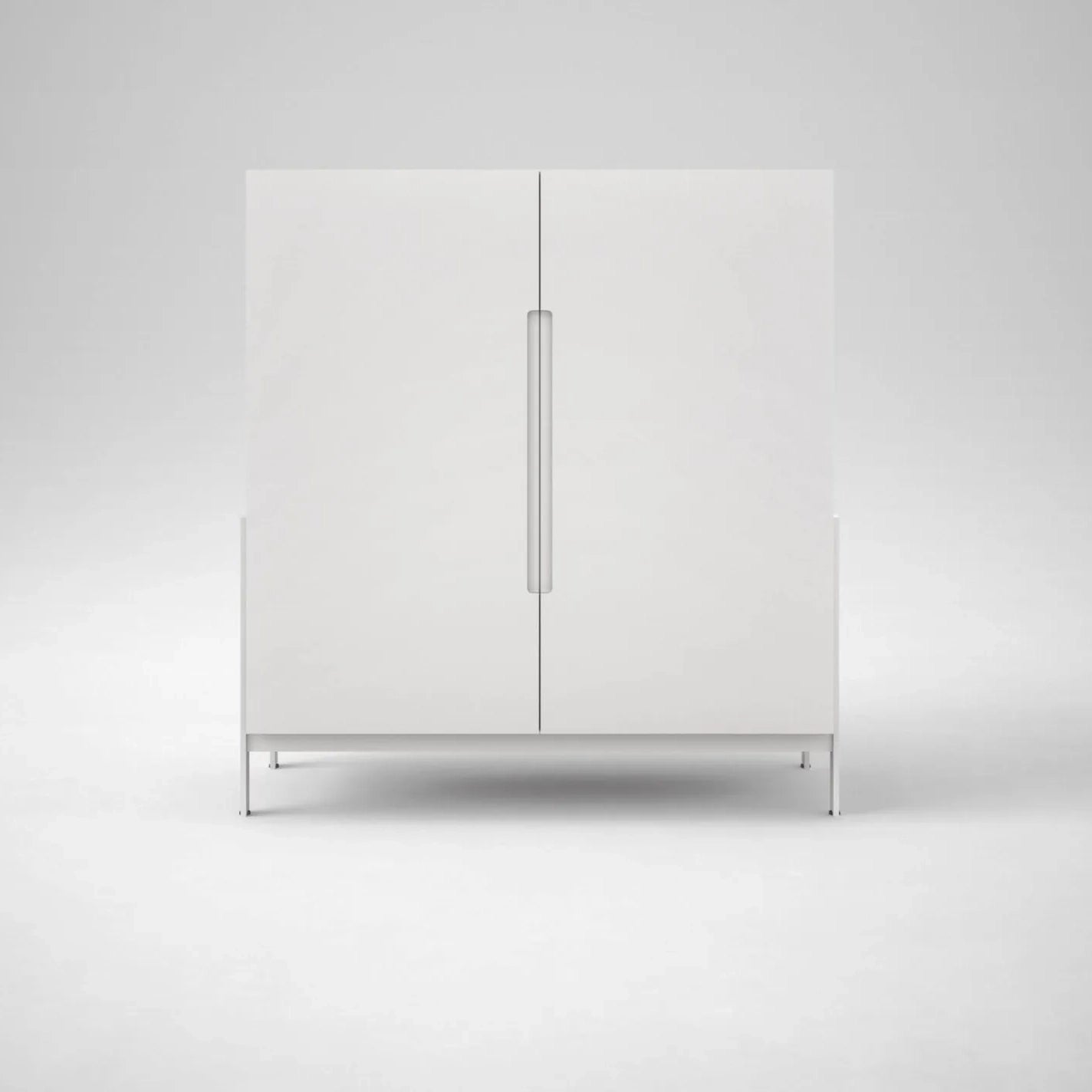 Float - Lacquered Highboard With Doors by Novamobili