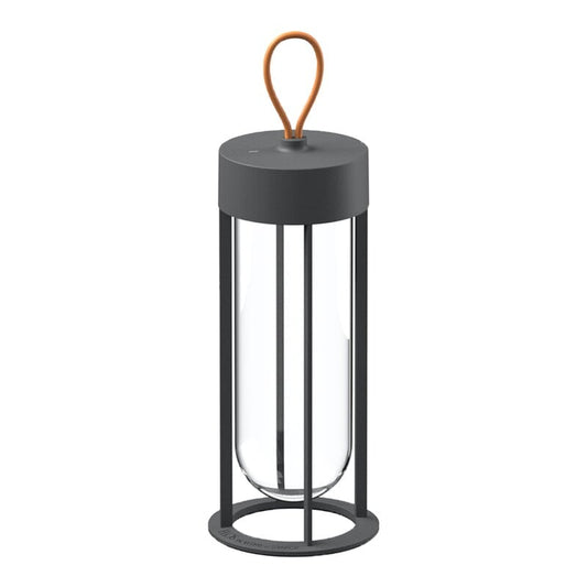 In Vitro Unplugged lamp by Flos #anthracite #