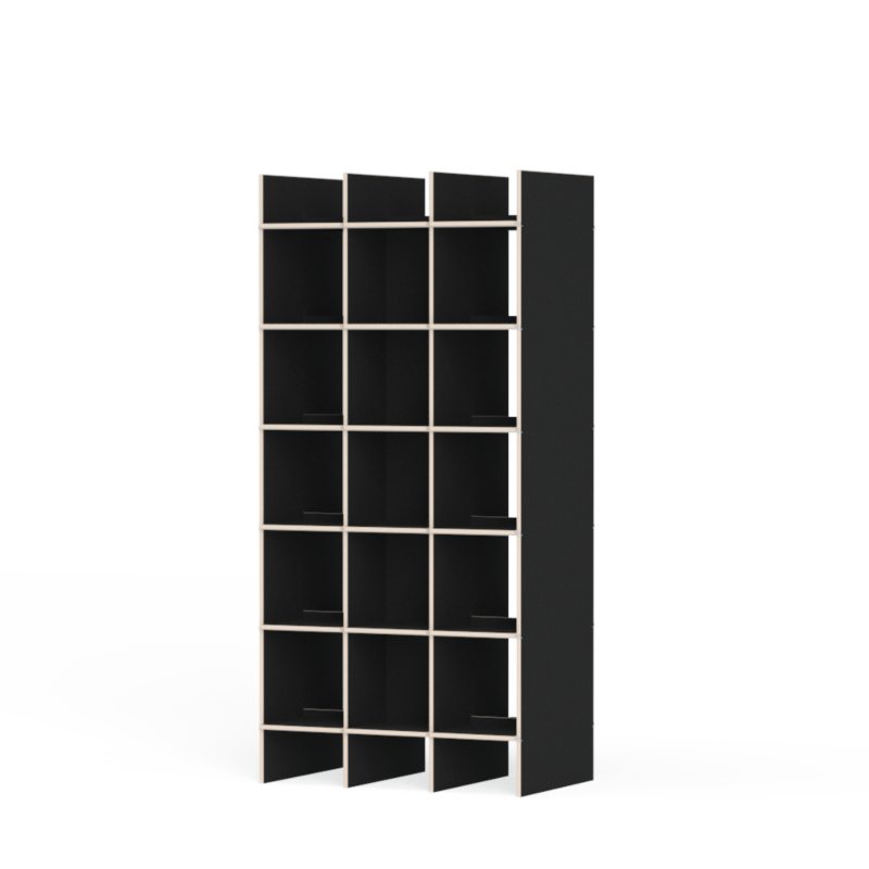FNP Archiv Example 1 universal shelving system by Nis Holger Moorman