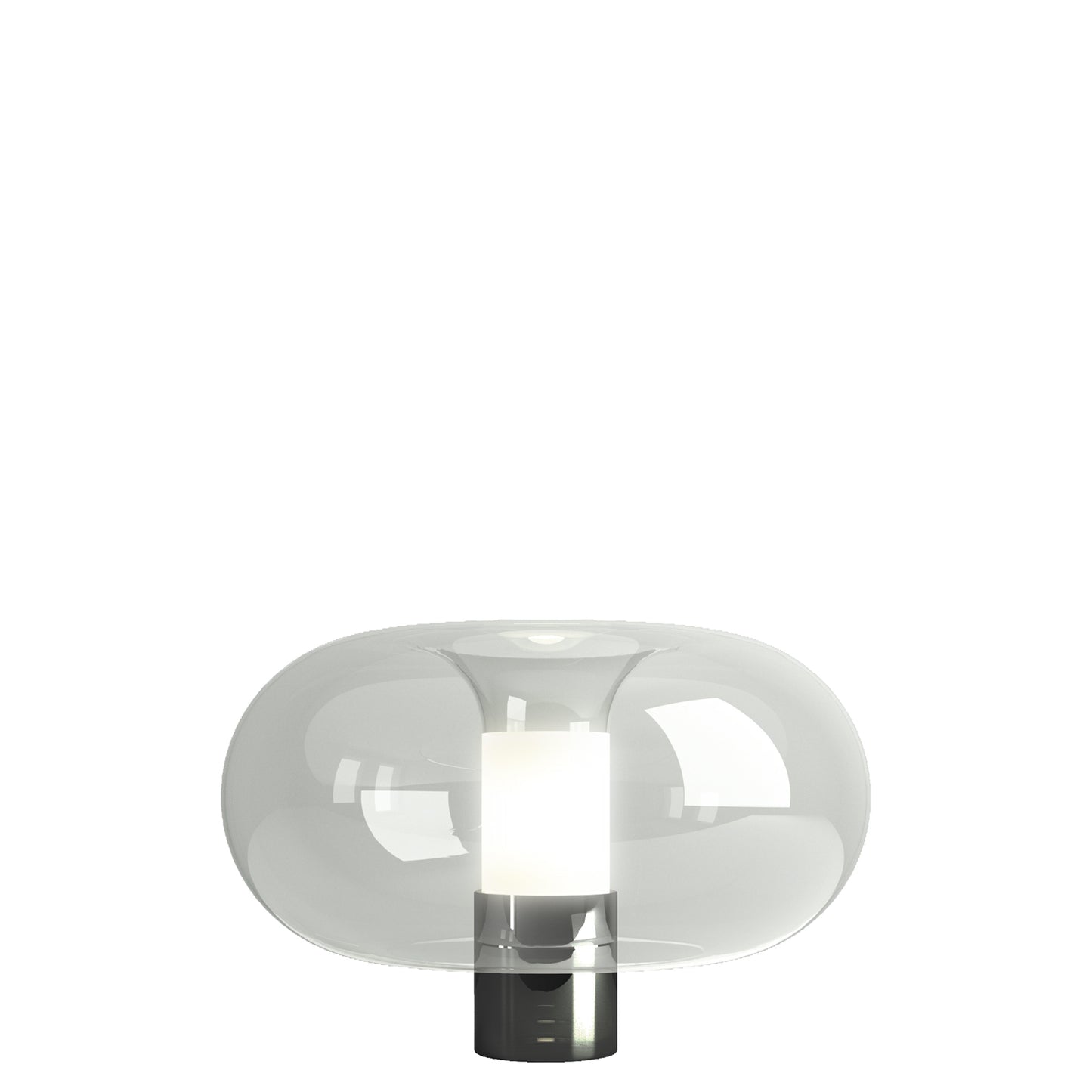 FONTANELLA - Blown glass and metal table lamp