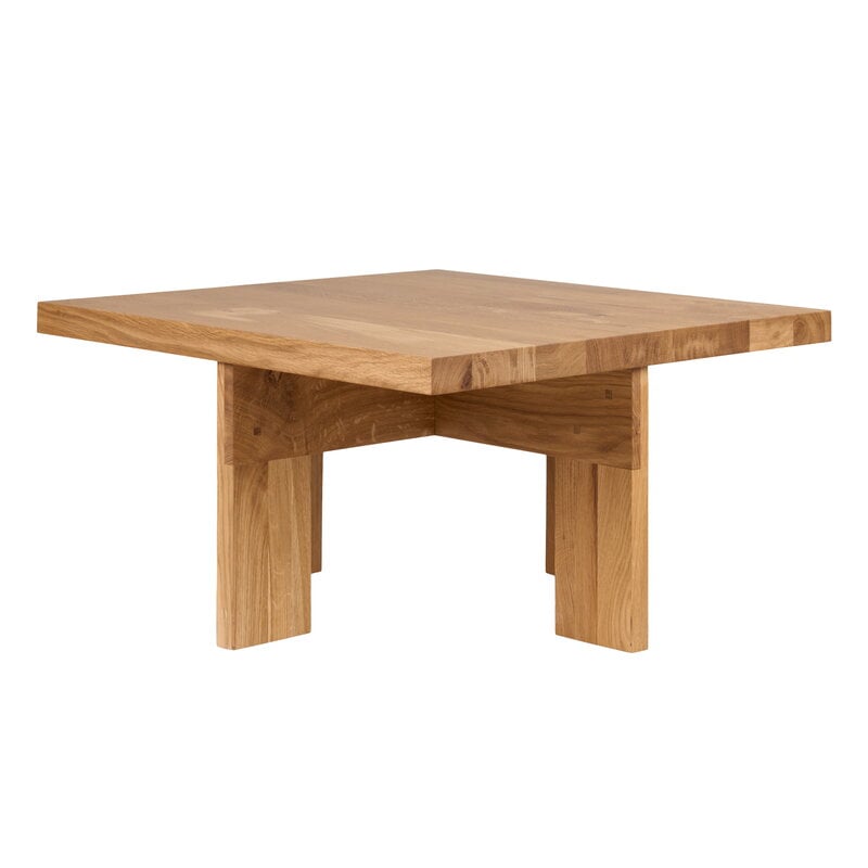 Farmhouse coffee table by Frama #square 70 x 70 cm, natural oak #