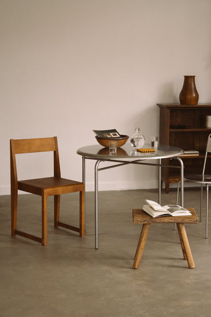 Petit Rond table, 90 cm, stainless steel