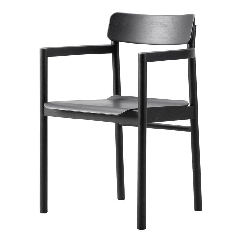 Post armchair by Fredericia #black lacquered oak #