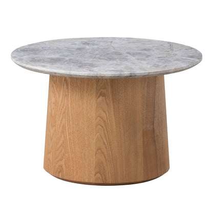 Niveau coffee table, 45 cm, oiled ash - tundra grey