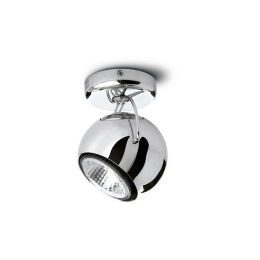 Fabbian Beluga Wall & Ceiling Light Polished Steel