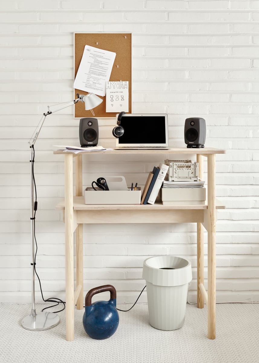 Shade Bin,  off white