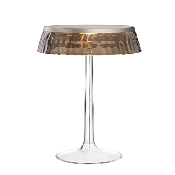 Bon Jour Table Lamp by Flos #Mat Bronze / Smoked