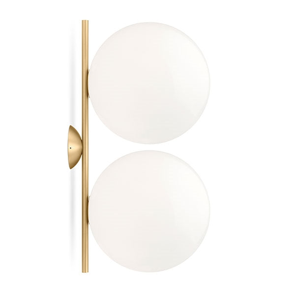 IC C/W2 Double Wall Lamp by Flos #Polished Brass