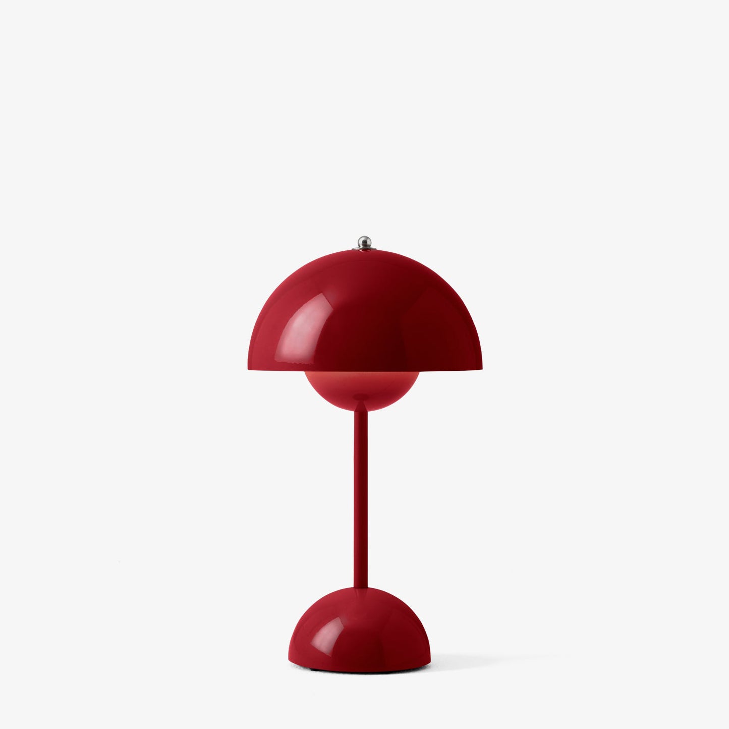 Flowerpot Portable Table Lamp Vp9 by &Tradition #Vermilion Red